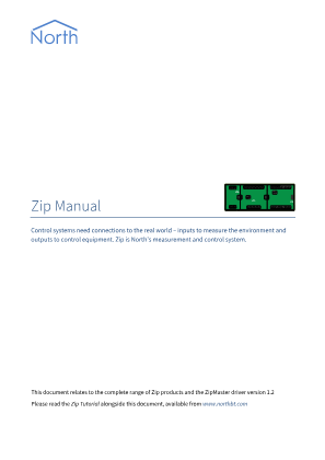 Preview thumbnail of the first page of the Zip Manual PDF document showing its main title and layout.
