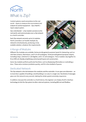 Preview thumbnail of the first page of the Zip Overview PDF document showing its main title and layout.